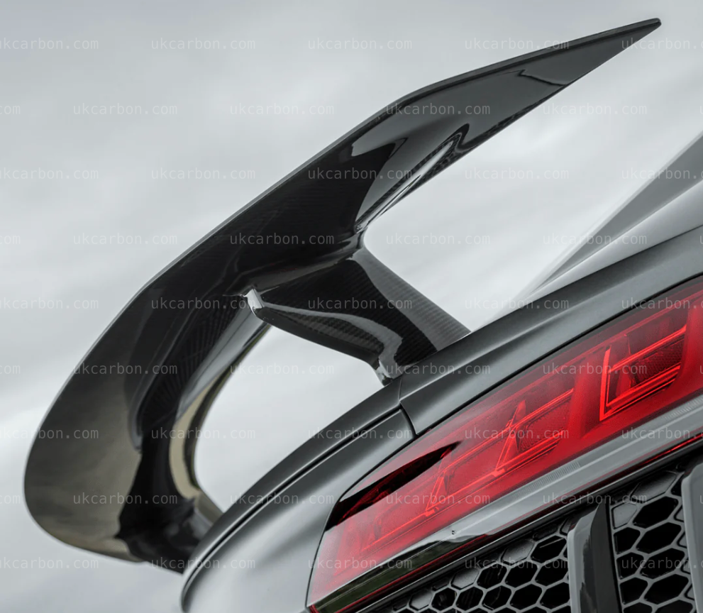 Audi R8 V8 V10 Plus Carbon Fibre Rear Wing Spoiler Vorsteiner Style by UKCarbon
