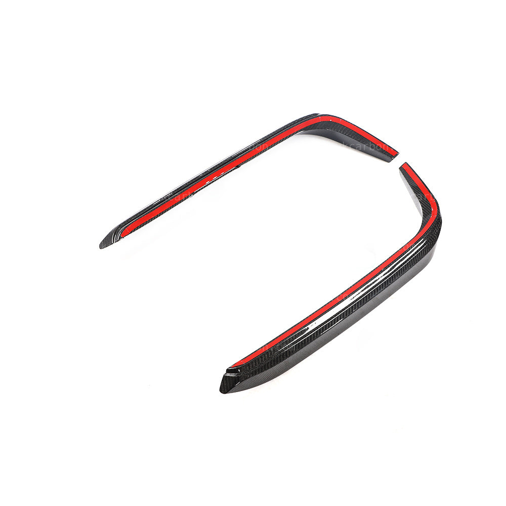 Alfa Romeo Giulia Carbon Fibre Canards Insert by UKCarbon