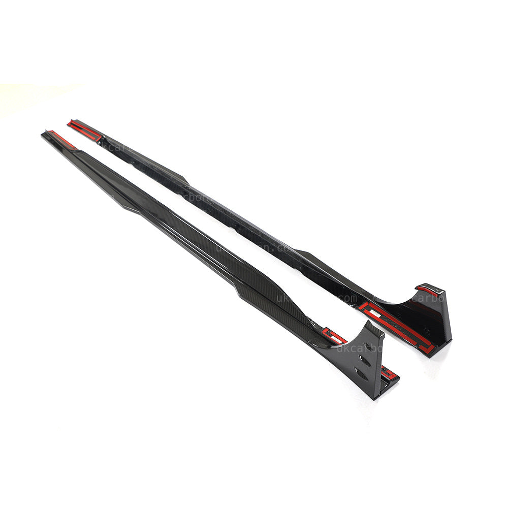 Audi RS6 Side Skirts Pre Preg Carbon Fibre C8 2018+ Body Kit by UKCarbon