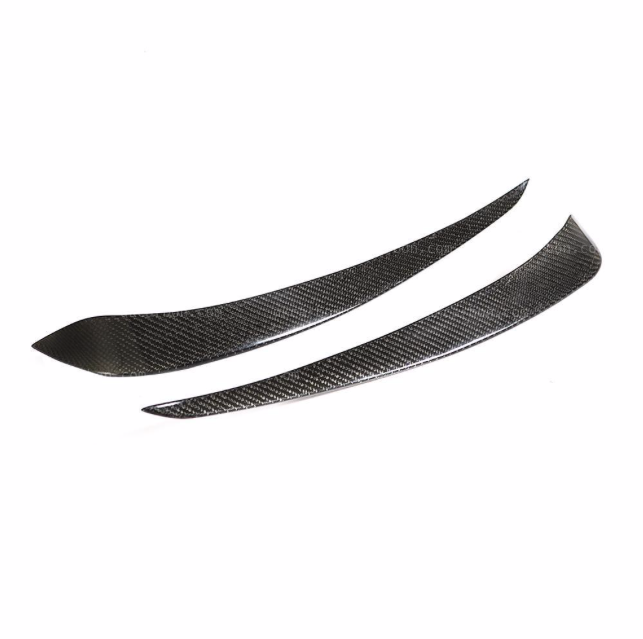 Tesla Model X Carbon Front Bumper Trim Vents Fins 75D 90D P90D 100 by UKCarbon