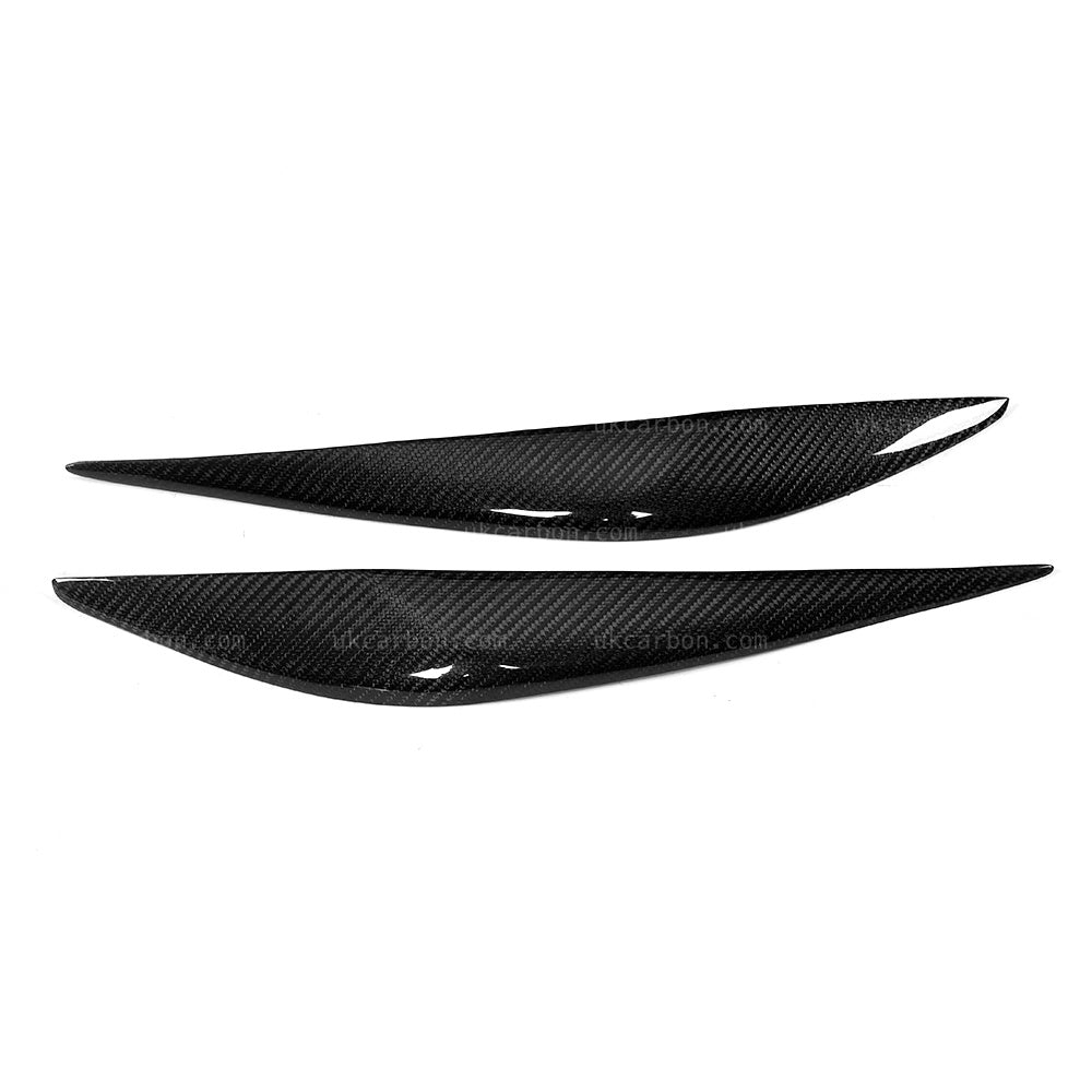 BMW 3 Series Real Carbon Fibre Headlight Eyelids Trim F30 M Sport by UKCarbon