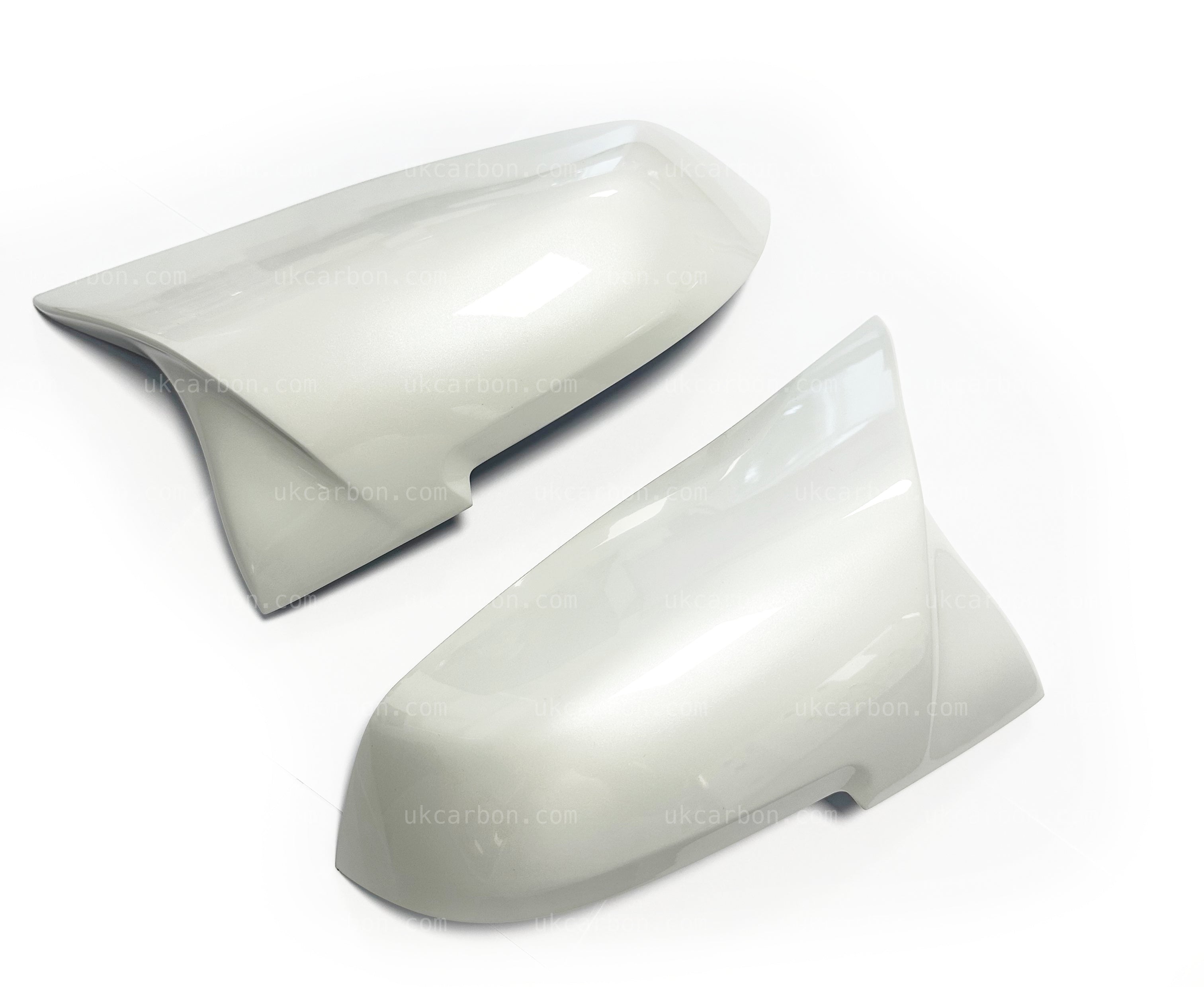 BMW 1 2 3 4 Series Mineral White A96 Wing Mirror Replacements Covers by UKCarbon