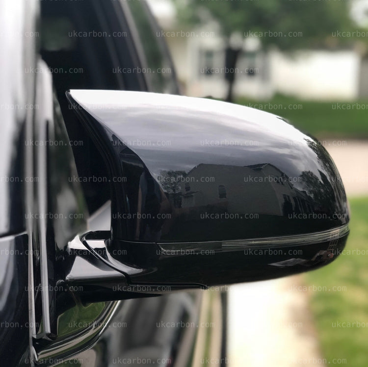 BMW X5 F15 Gloss Black M Performance Wing Mirror Cover Replacements by UKCarbon