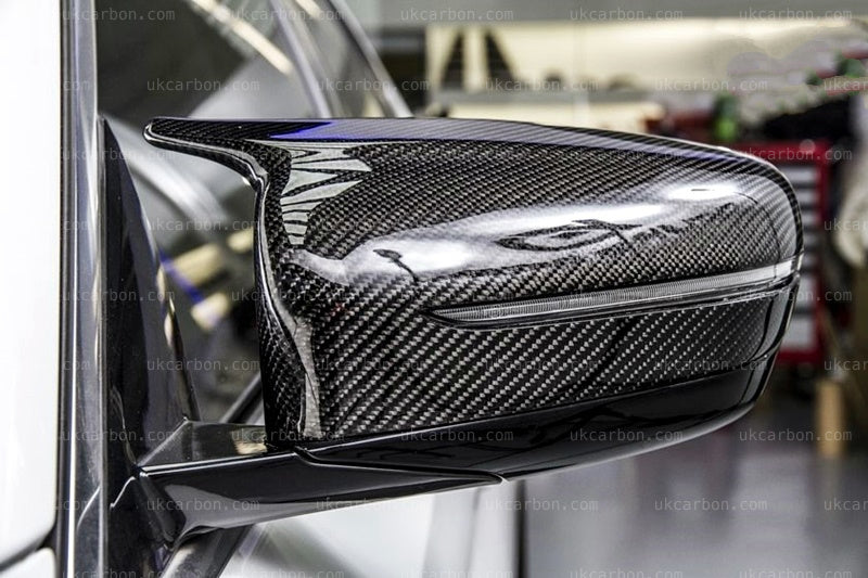 BMW 5 Series Carbon Wing Mirror M Cover Replacements MP Fibre GT G30 by UKCarbon