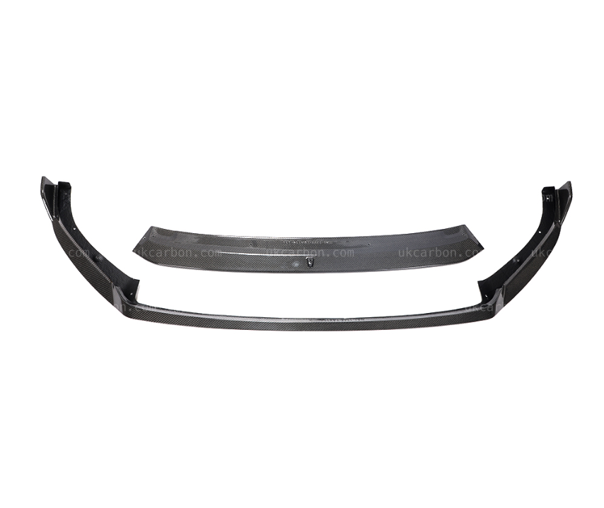 Volkswagen VW Golf R MK7.5 Carbon Fibre Front Bumper Splitter Lip by UKCarbon