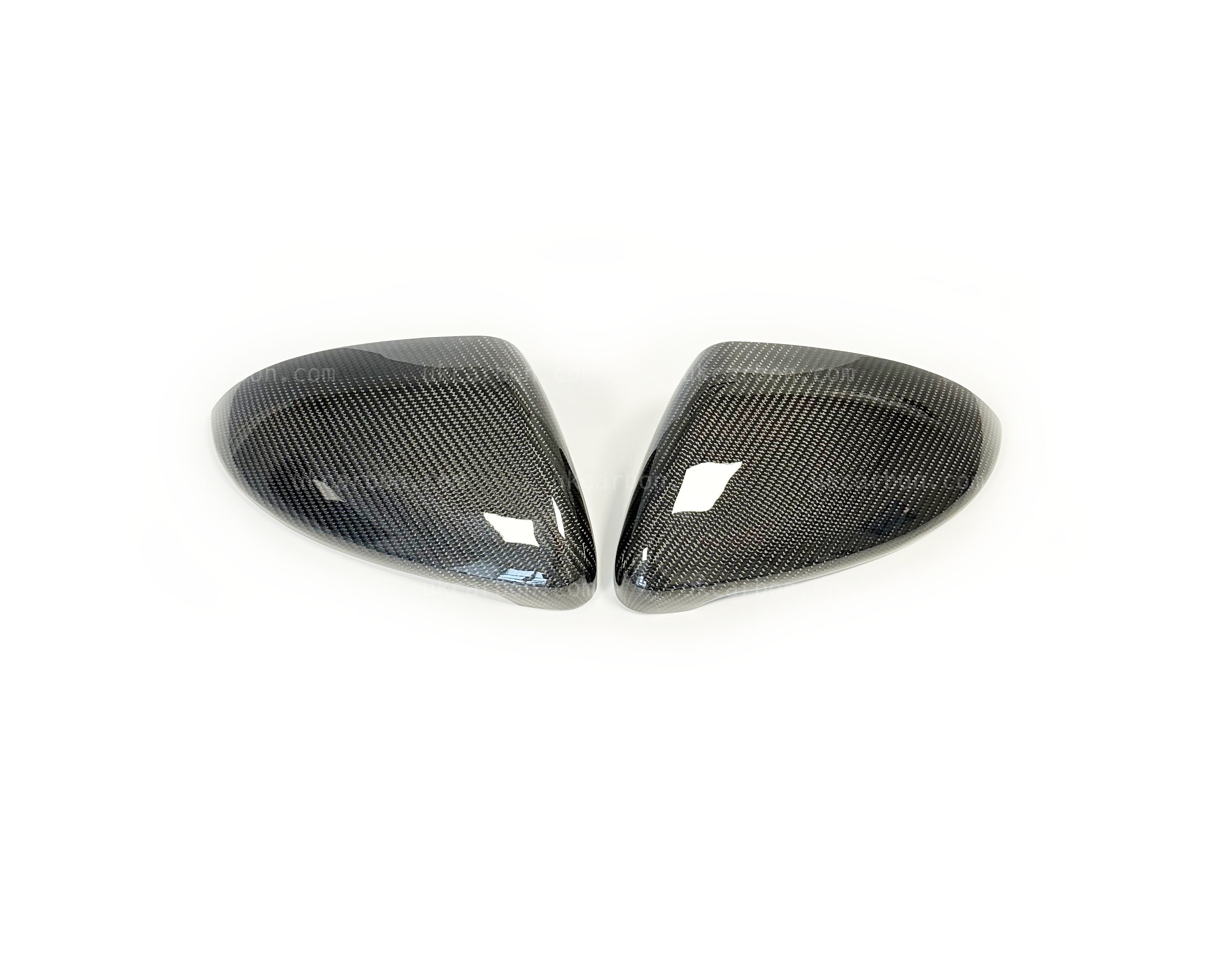 UKCARBON Carbon Fibre Wing Mirror Cover Replacements For VW Golf MK7 GTI R