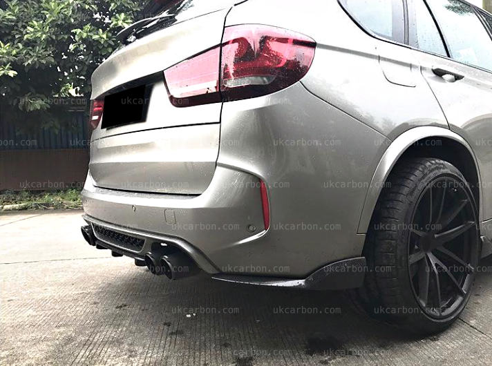 BMW X5M F85 X6M F86 Carbon Fibre Rear Bumper Diffuser M Performance by UKCarbon