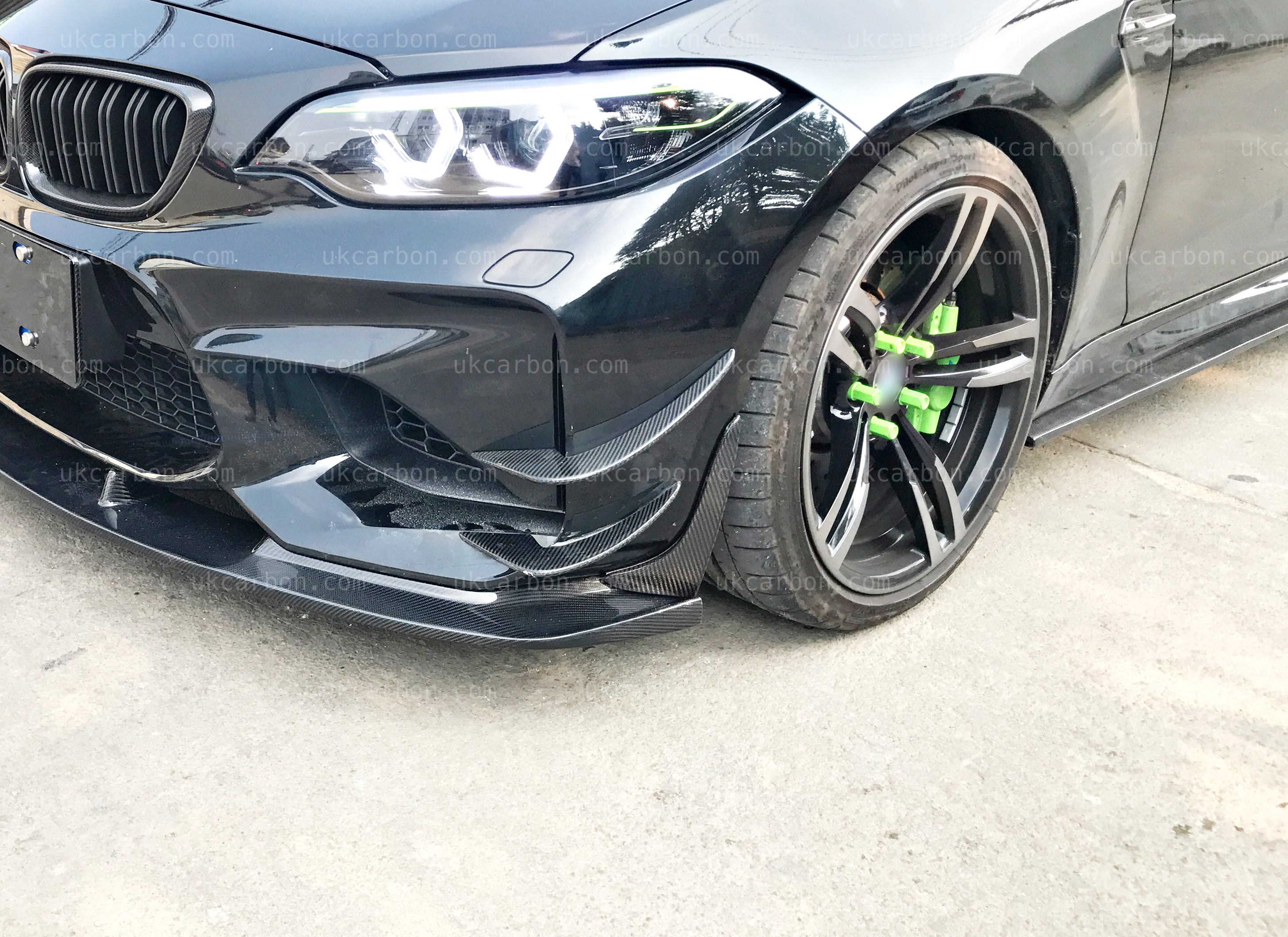 BMW M2 Carbon Splitter Bumper Guard M Performance Front F87 by UKCarbon