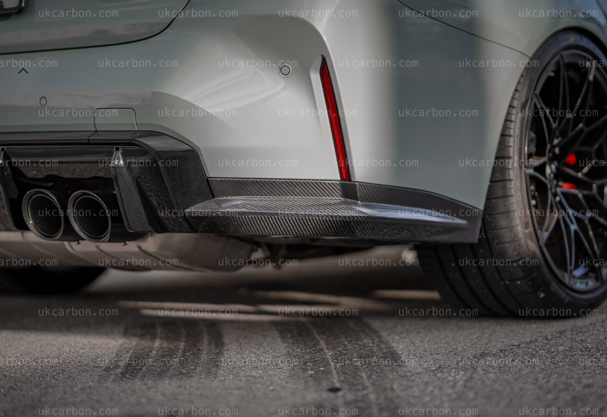BMW M4 G82 Carbon Diffuser Rear M Performance Bumper OEM Insert G83 by UKCarbon