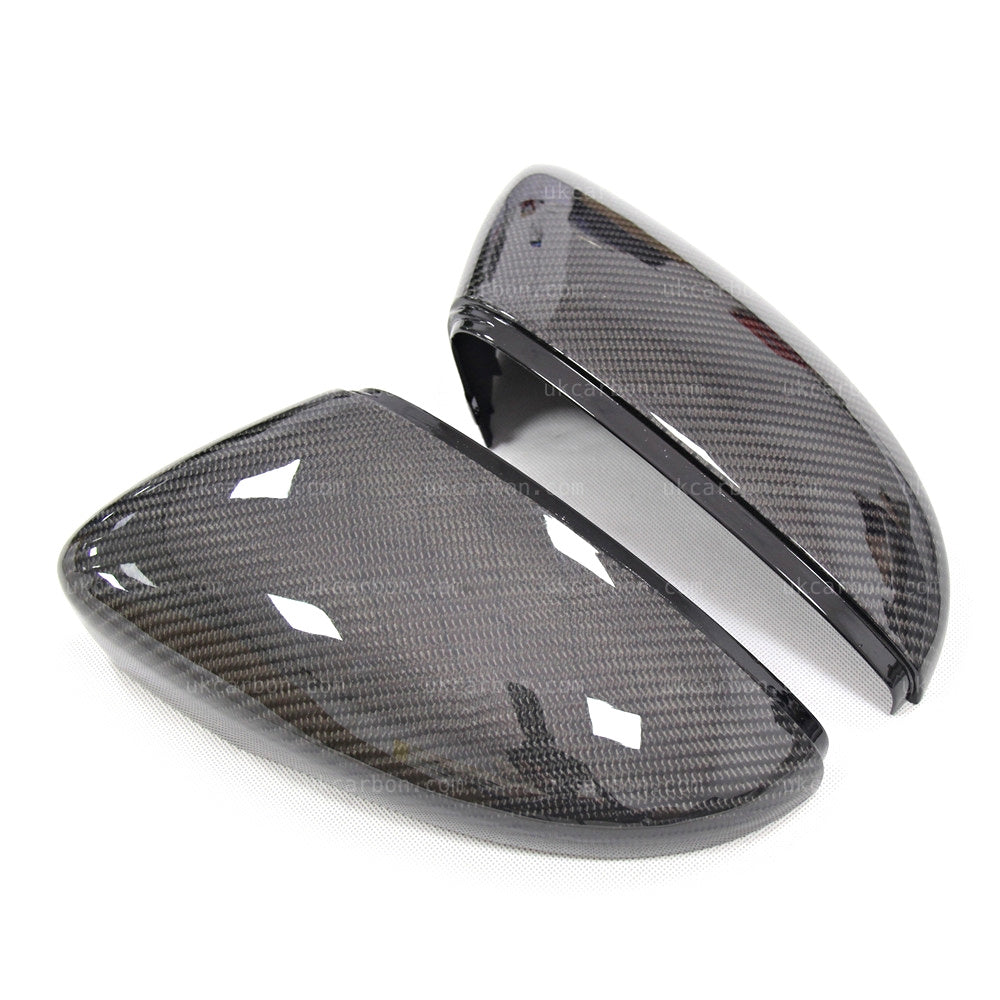 Volkswagen VW Passat Carbon Fibre Wing Mirror Cover Replacements by UKCarbon