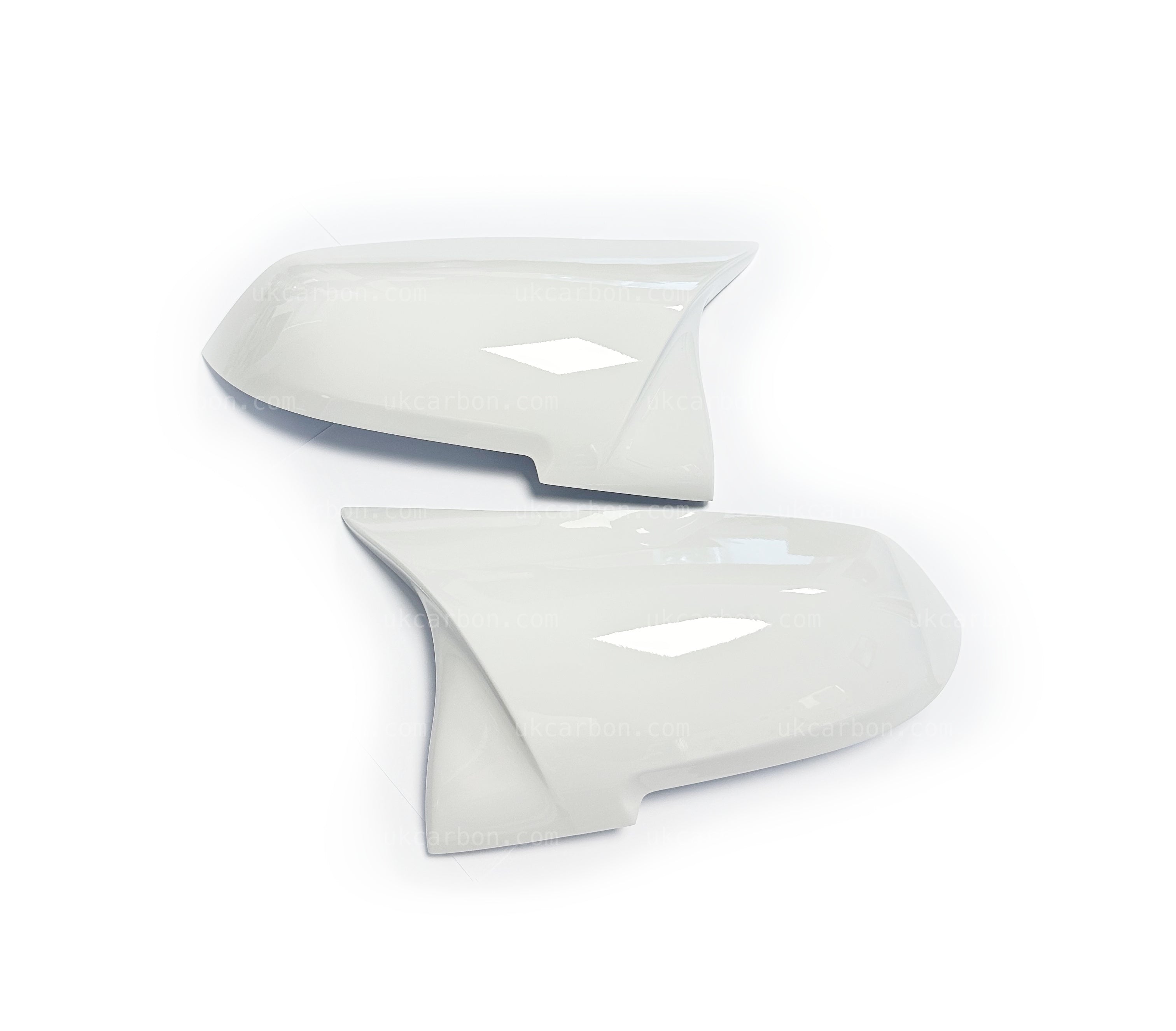 BMW 1 2 3 4 Series Alpine White 300 Wing Mirror Replacements Covers by UKCarbon