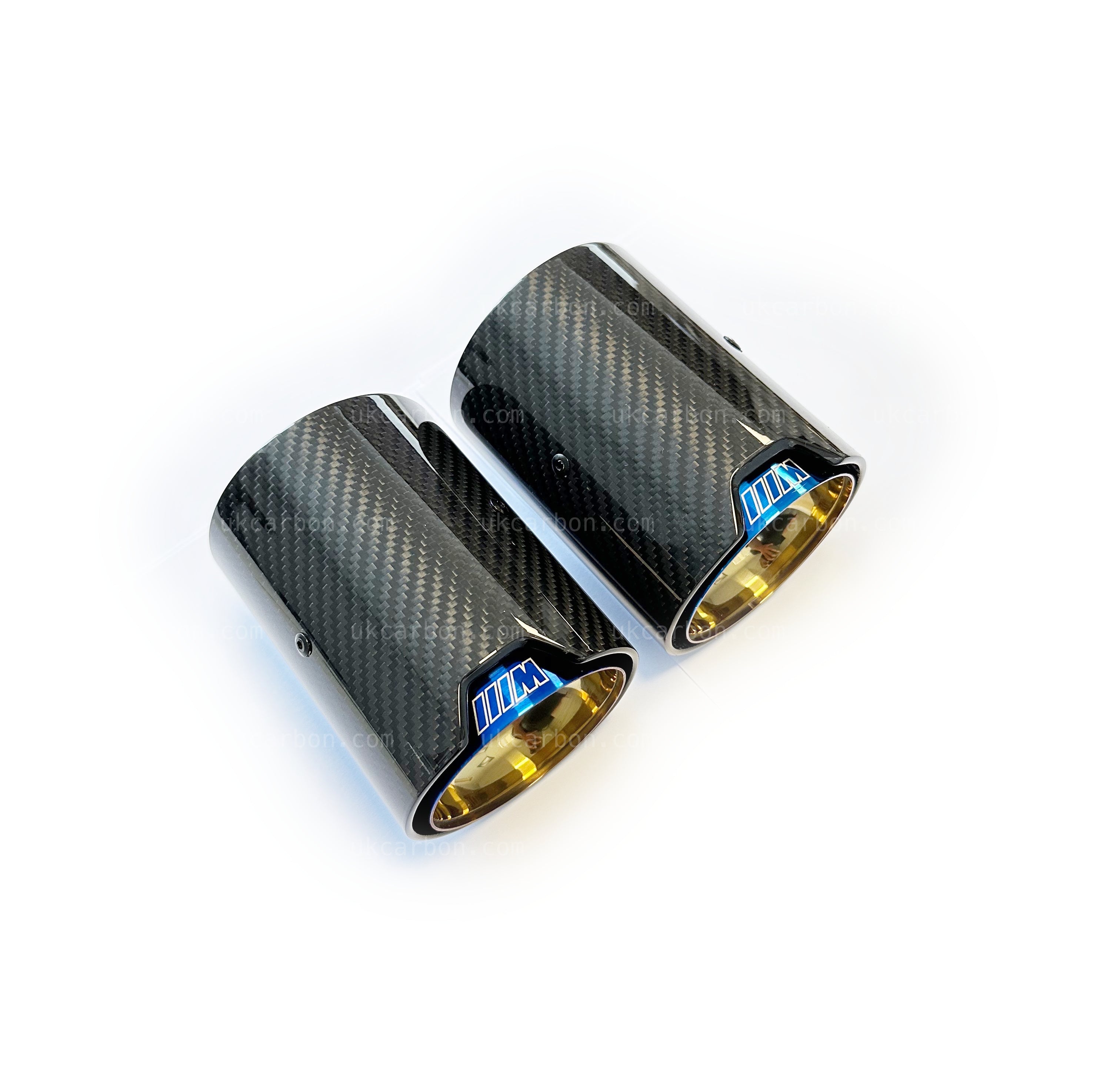 thumbnail interactive-video image 1 of BMW M Performance 67mm Carbon Exhaust Tips – M135i M140i M235i M240i M2 M3 M4 1 of 6