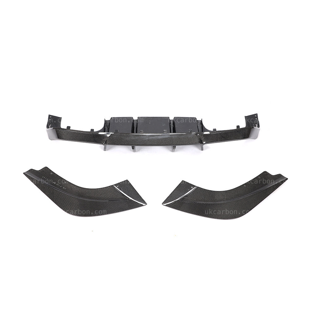 BMW M2 F87 Competition Carbon Fibre Rear Bumper Diffuser Kit by UKCarbon