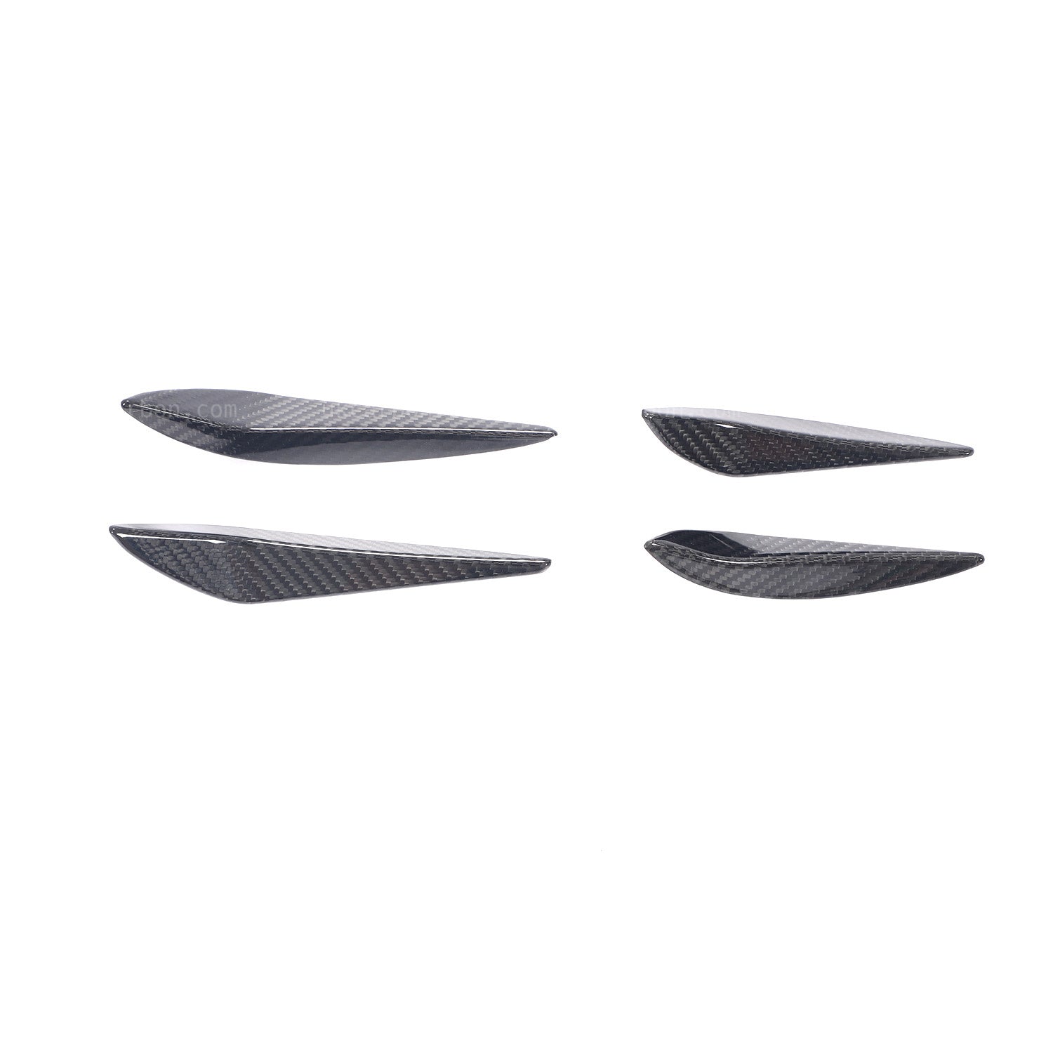 BMW M3 M4 Carbon Canards Front Bumper Fibre OEM Splitter Kit G80 G82 by UKCarbon