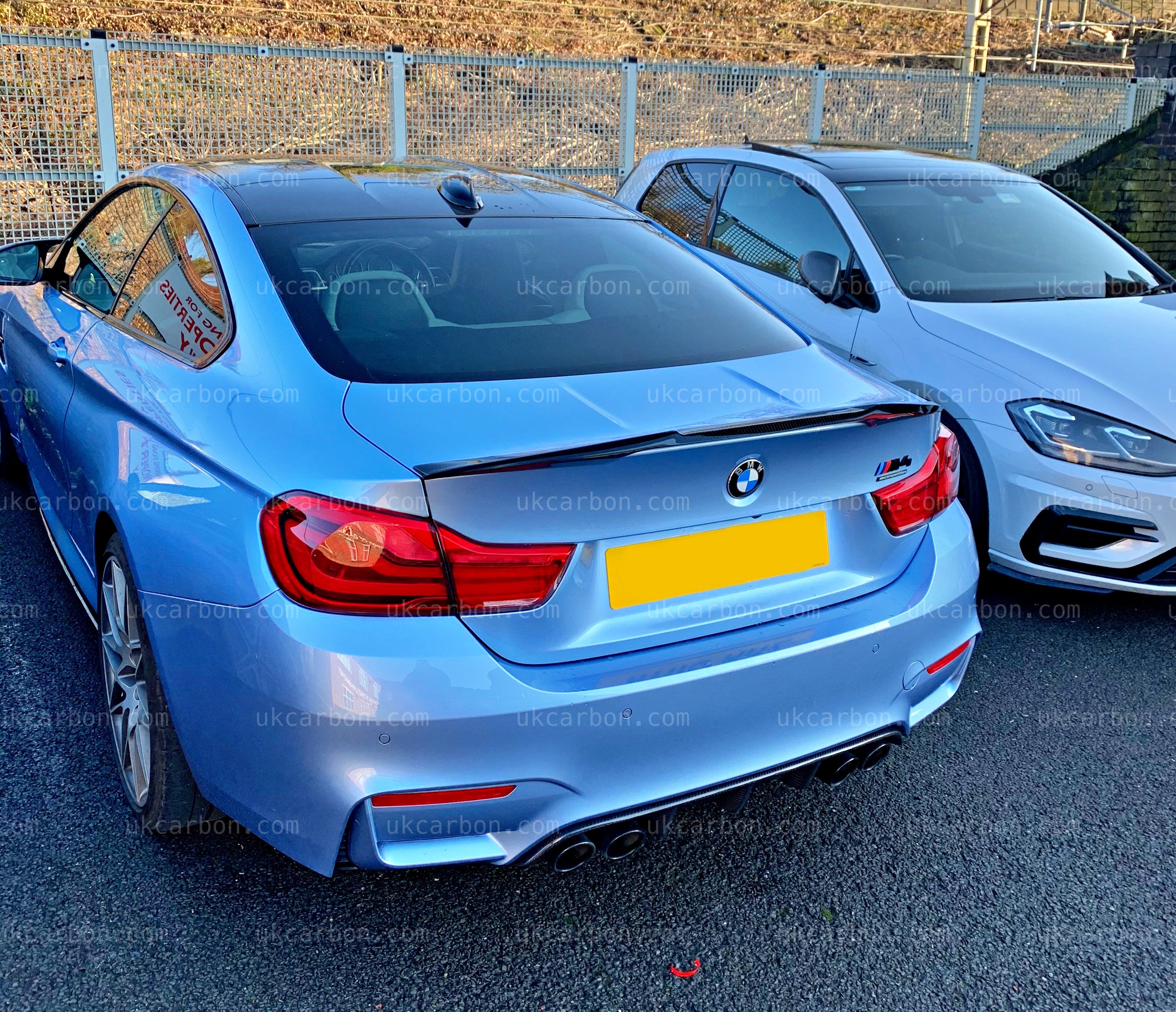 BMW M4 Carbon Spoiler M Performance Boot Lid Fibre Coupe F82 by UKCarbon