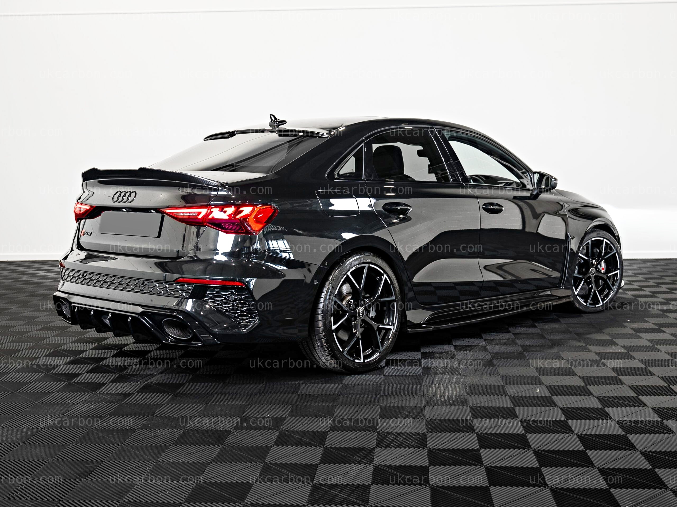 Audi S3 RS3 Spoiler Carbon Fibre Pre-Preg Saloon Rear Boot Lip A3 8Y by UKCarbon