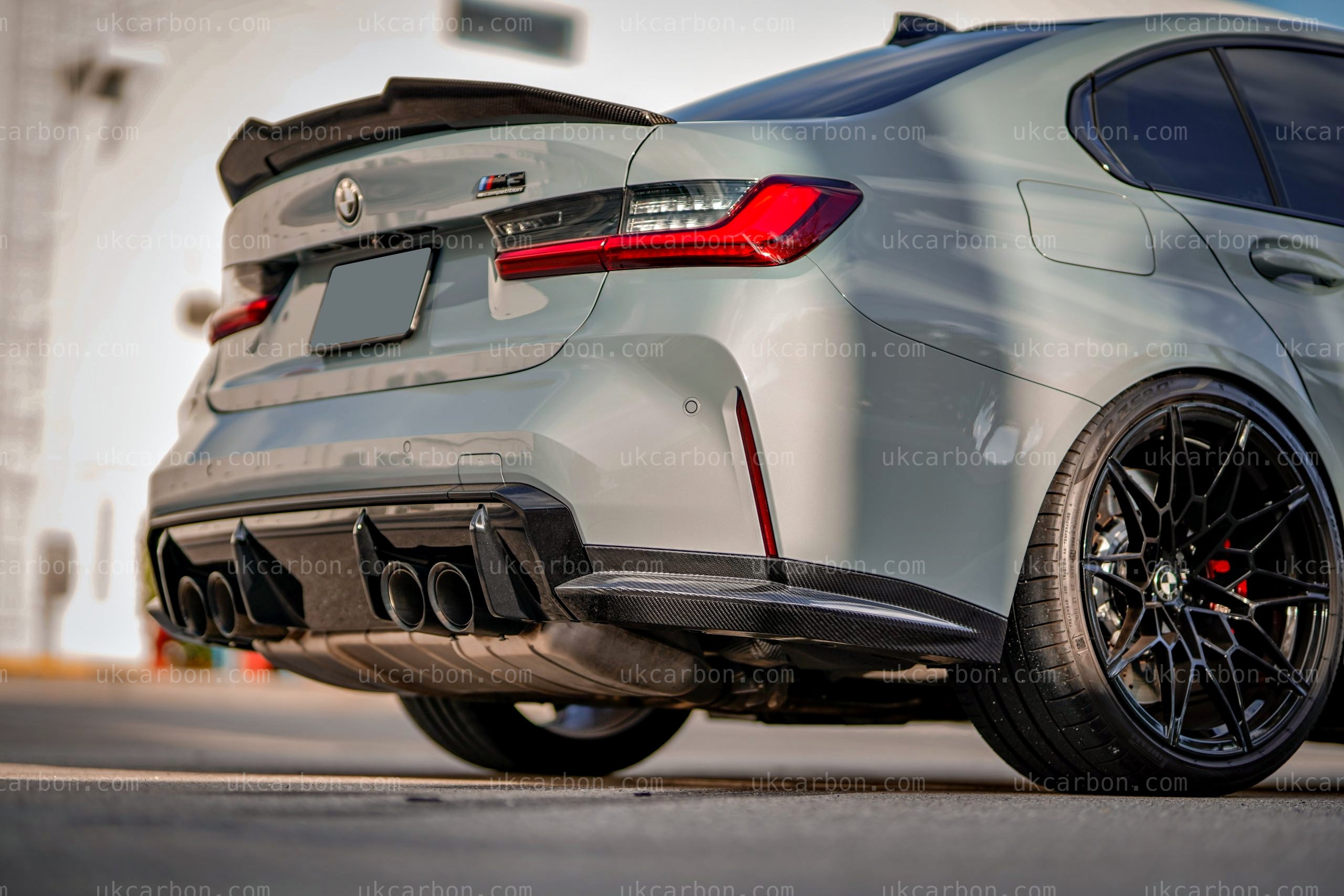 BMW M4 G82 Carbon Diffuser Rear M Performance Bumper OEM Insert G83 by UKCarbon