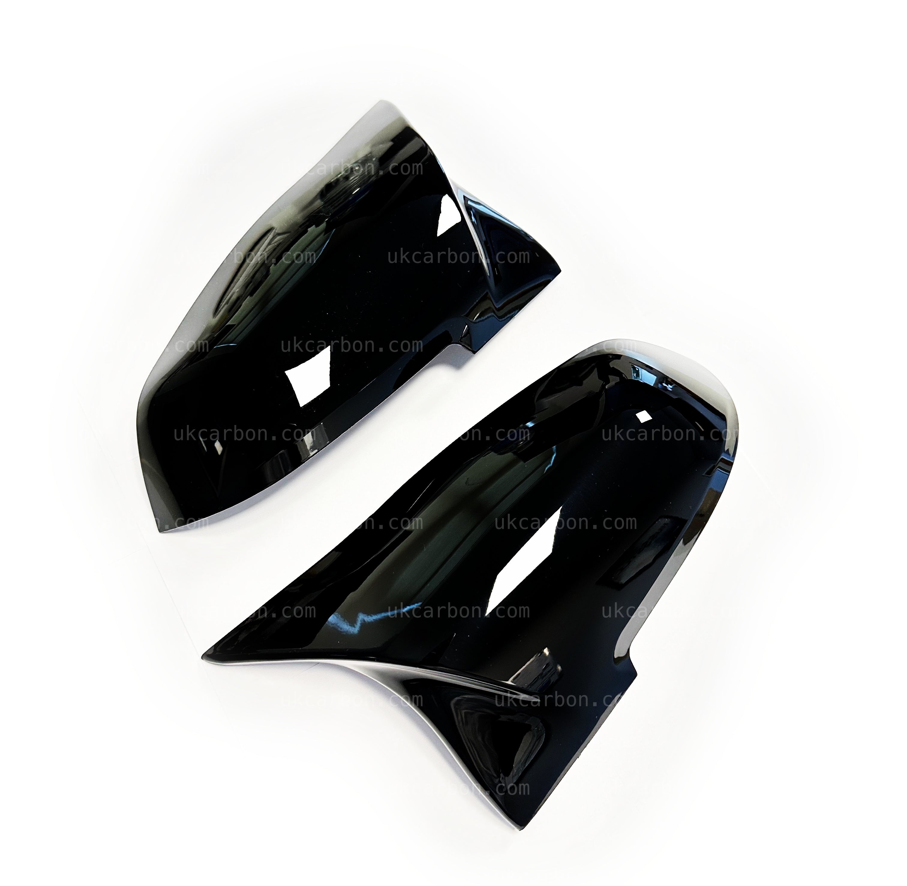 BMW 3 Series Gloss Black M Style Wing Mirror Cover Replacements F30 by UKCarbon