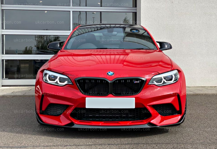 BMW F87 M2 Competition Carbon Fibre Front Bumper Splitter Lip Kit by UKCarbon