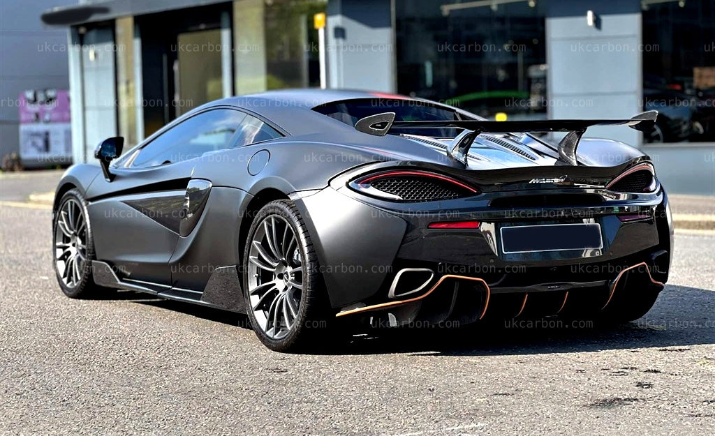 Mclaren 570GT 570S Pre-Preg Carbon Fibre Side Skirts 600lt Style by UKCarbon