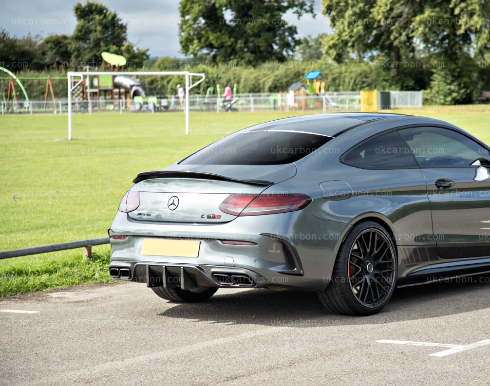 Mercedes Benz C63 Coupe Diffuser Carbon Fibre AMG Kit S W205 C205 by UKCarbon