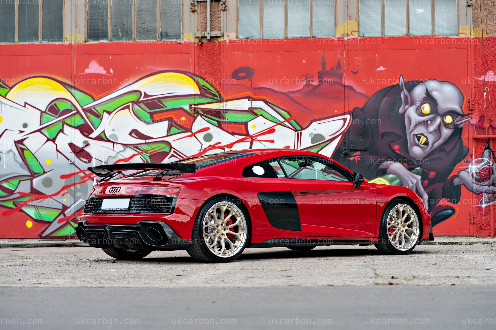 Audi R8 Gen 2 Facelift Diffuser Carbon Fibre Pre Preg
