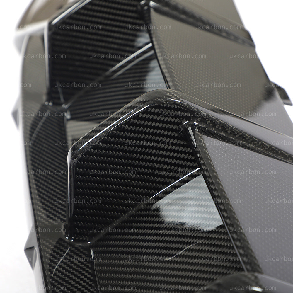 Audi RS6 Diffuser Pre Preg Carbon Fibre C8 2018 + Rear Bumper Kit by UKCarbon