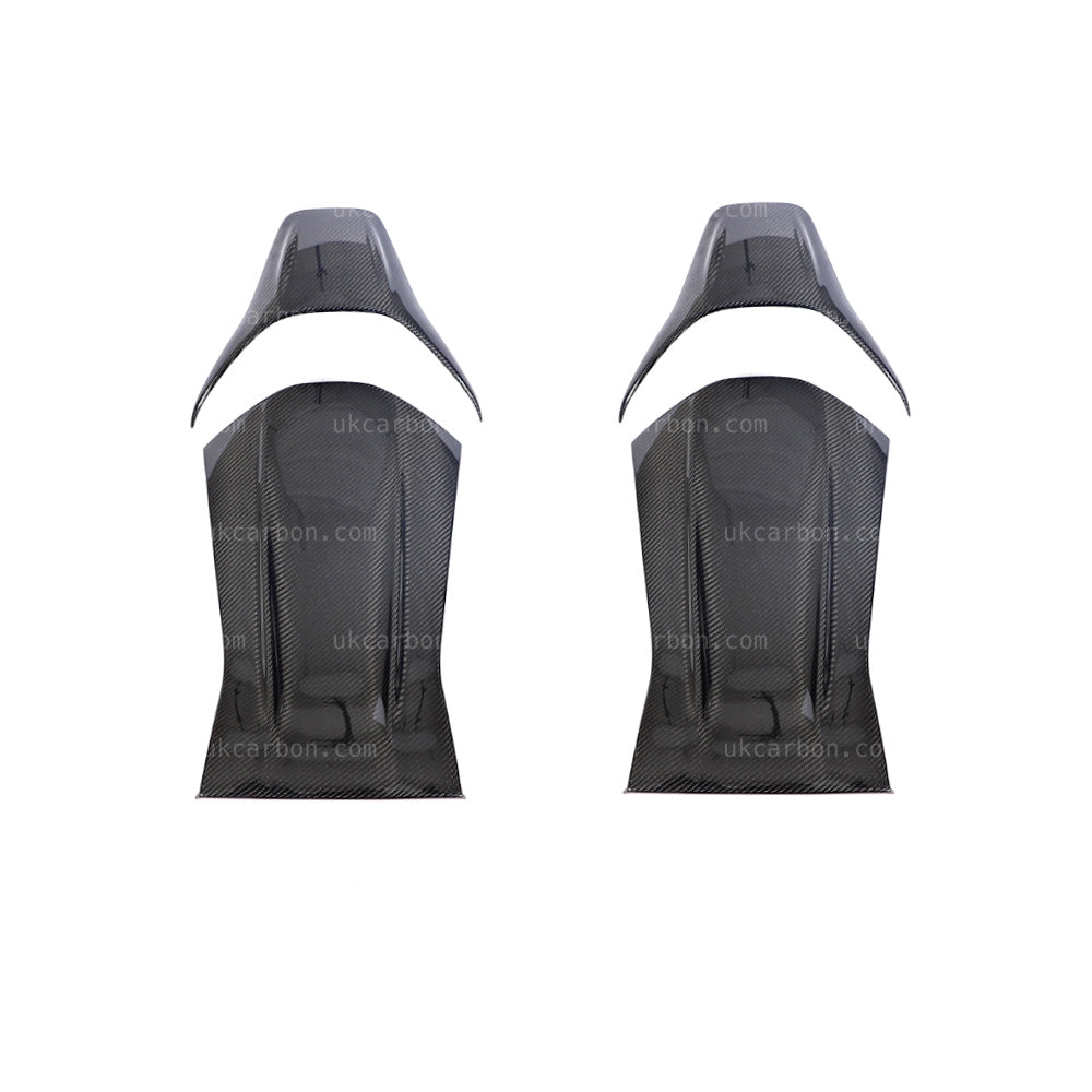 Mercedes Benz A45 CLA45 GLA 43 C43 AMG Carbon Fibre Seat Back Covers by UKCarbon