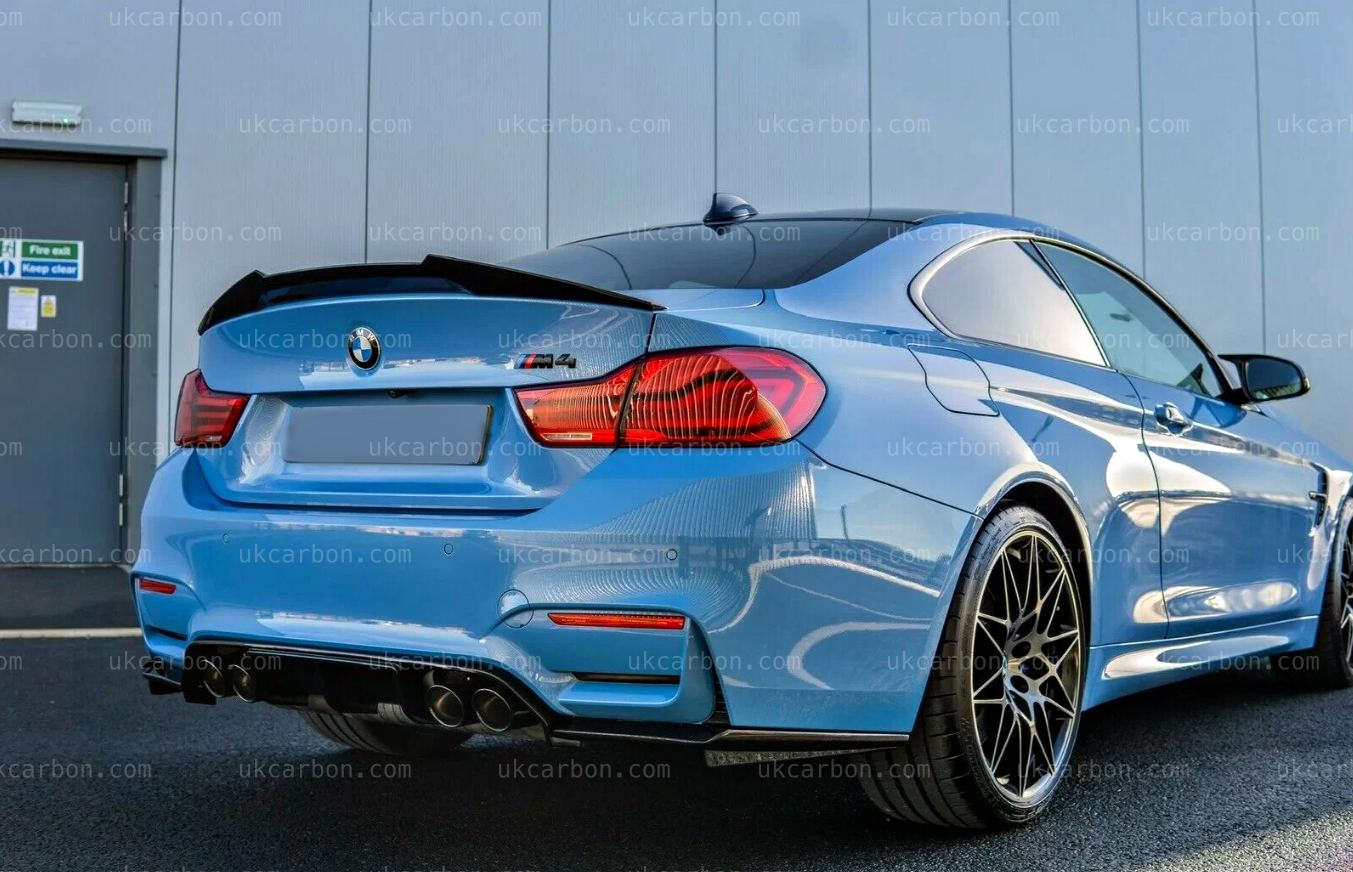 BMW M3 M4 Diffuser Gloss Black M Performance Splitter F80 F82 F83 by UKCarbon