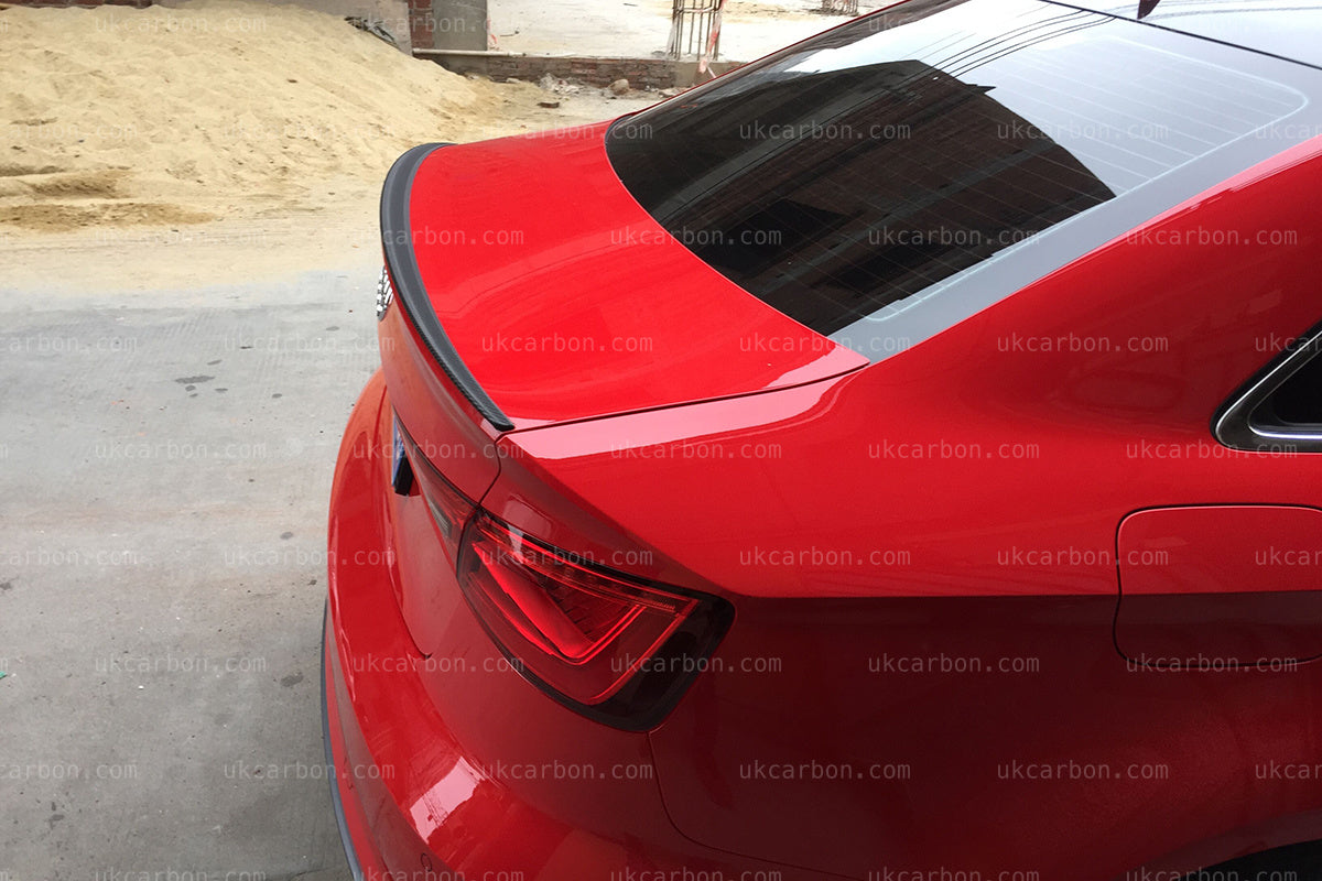 Audi A3 S3 Saloon Carbon Fibre Spoiler OEM Type OEM by UKCarbon