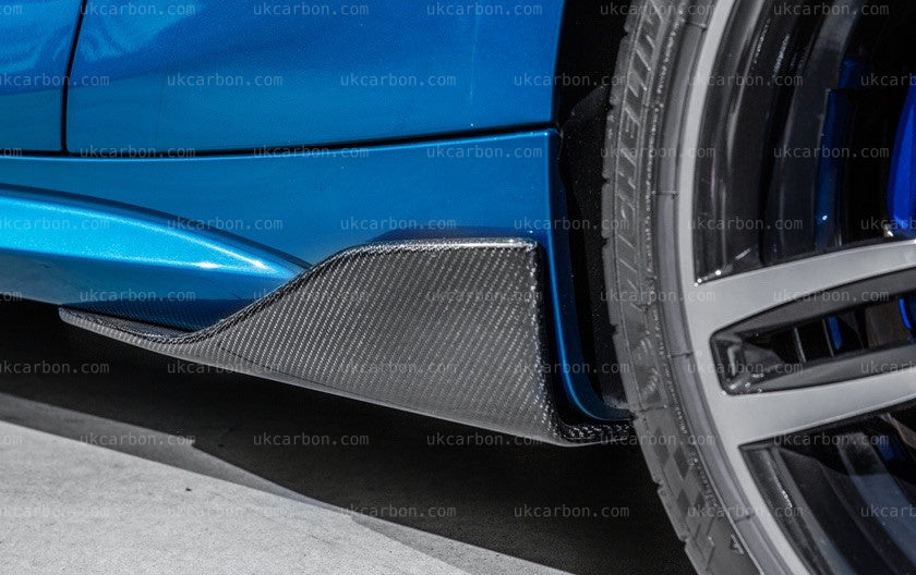 BMW M2 Carbon Blade Side Skirt Rear M Performance Body Kit F87 by UKCarbon