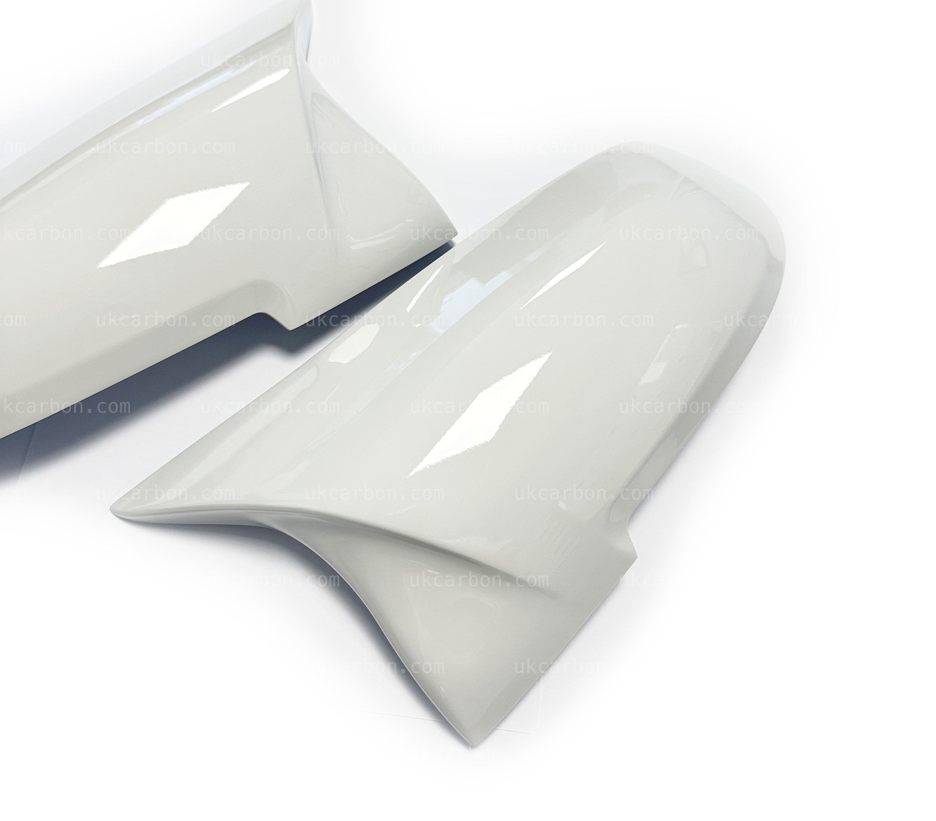 BMW 1 2 3 4 Series Alpine White 300 Wing Mirror Replacements Covers by UKCarbon