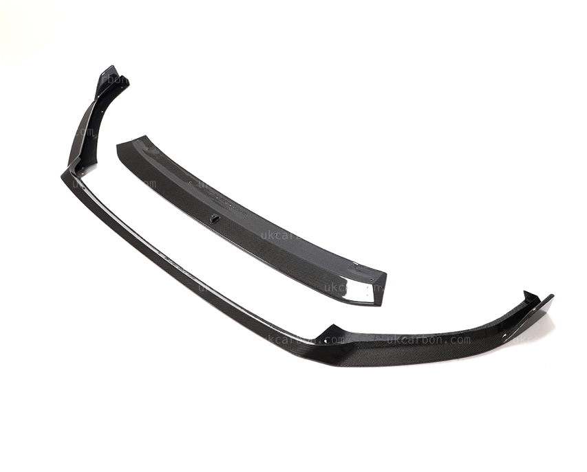 Volkswagen VW Golf R MK7.5 Carbon Fibre Front Bumper Splitter Lip by UKCarbon
