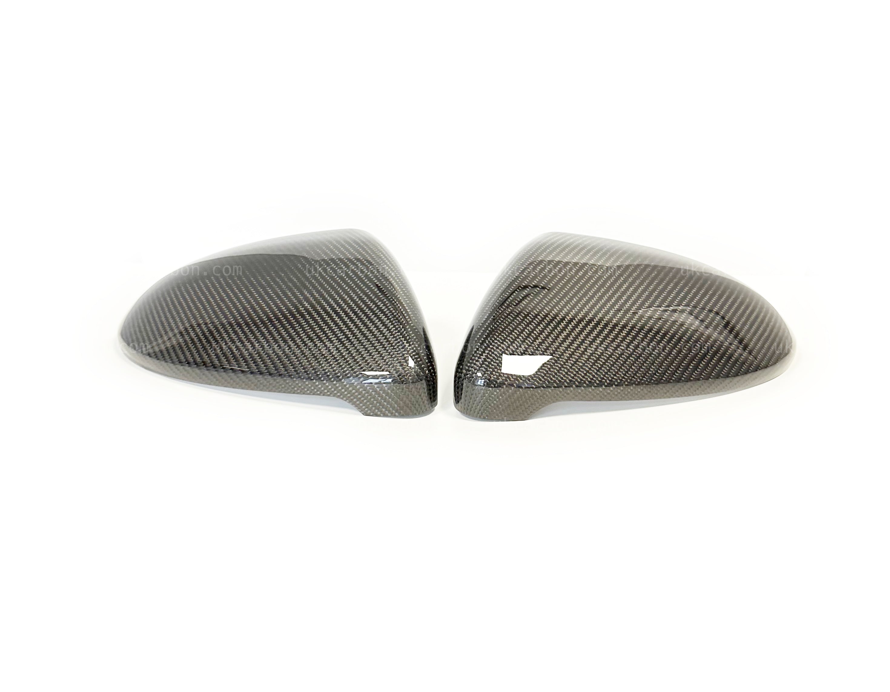 UKCARBON Carbon Fibre Wing Mirror Cover Replacements For VW Golf MK7 GTD TDI