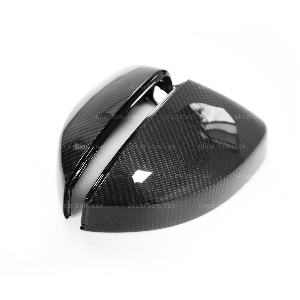 Audi A3 S3 RS3 Lane Assist Carbon Mirror Replacements Cover Wing by UKCarbon