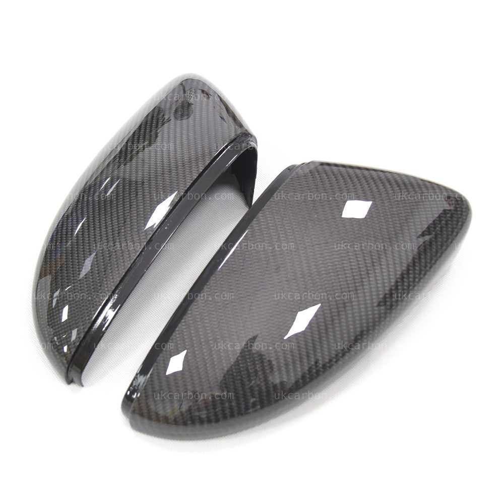 Volkswagen VW Passat Carbon Fibre Wing Mirror Cover Replacements by UKCarbon