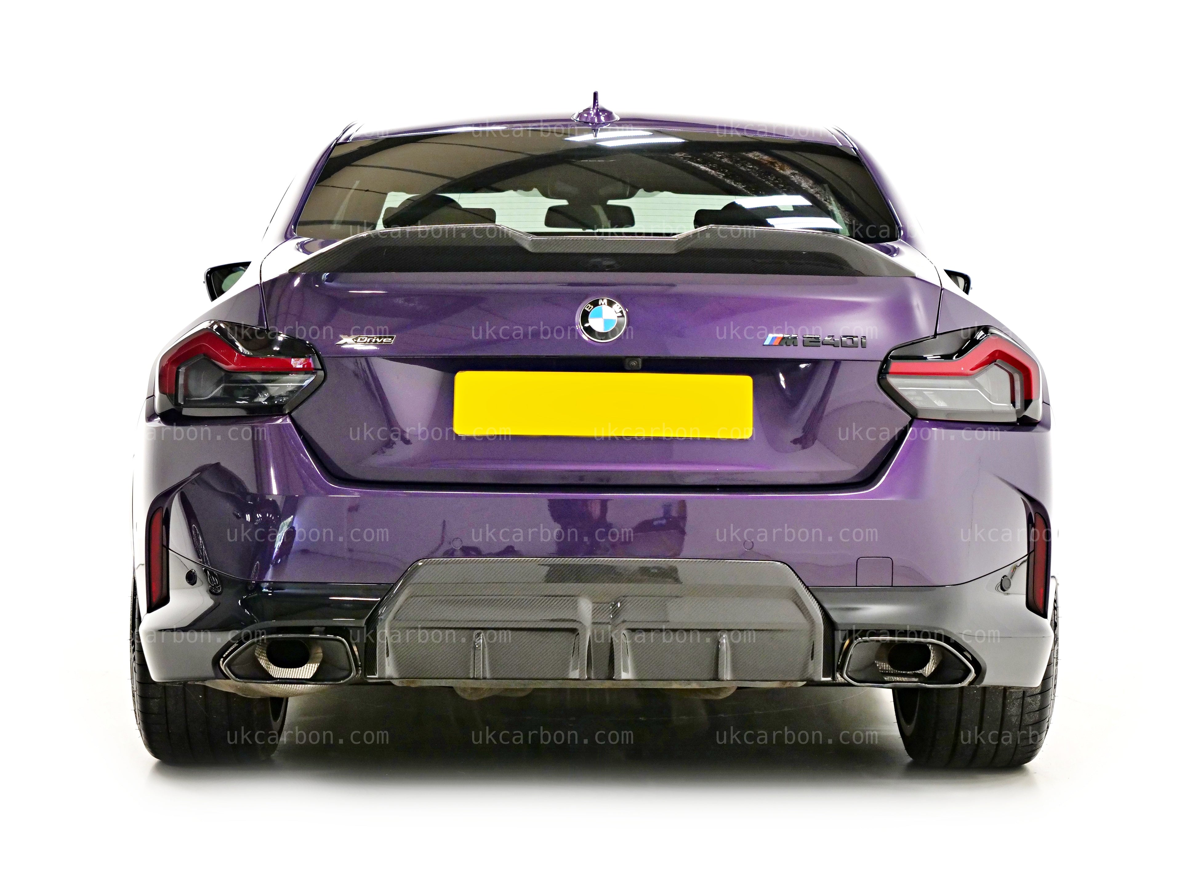 BMW 2 Series M240i Diffuser G42 Coupe Carbon Fibre Rear Body Kit by UKCarbon