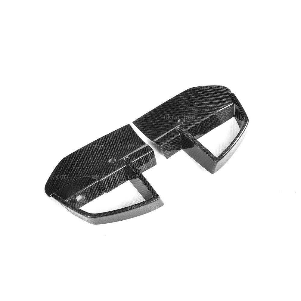 BMW X3 M40i Carbon Fibre Front Bumper Vent Insert Splitter G01 by UKCarbon