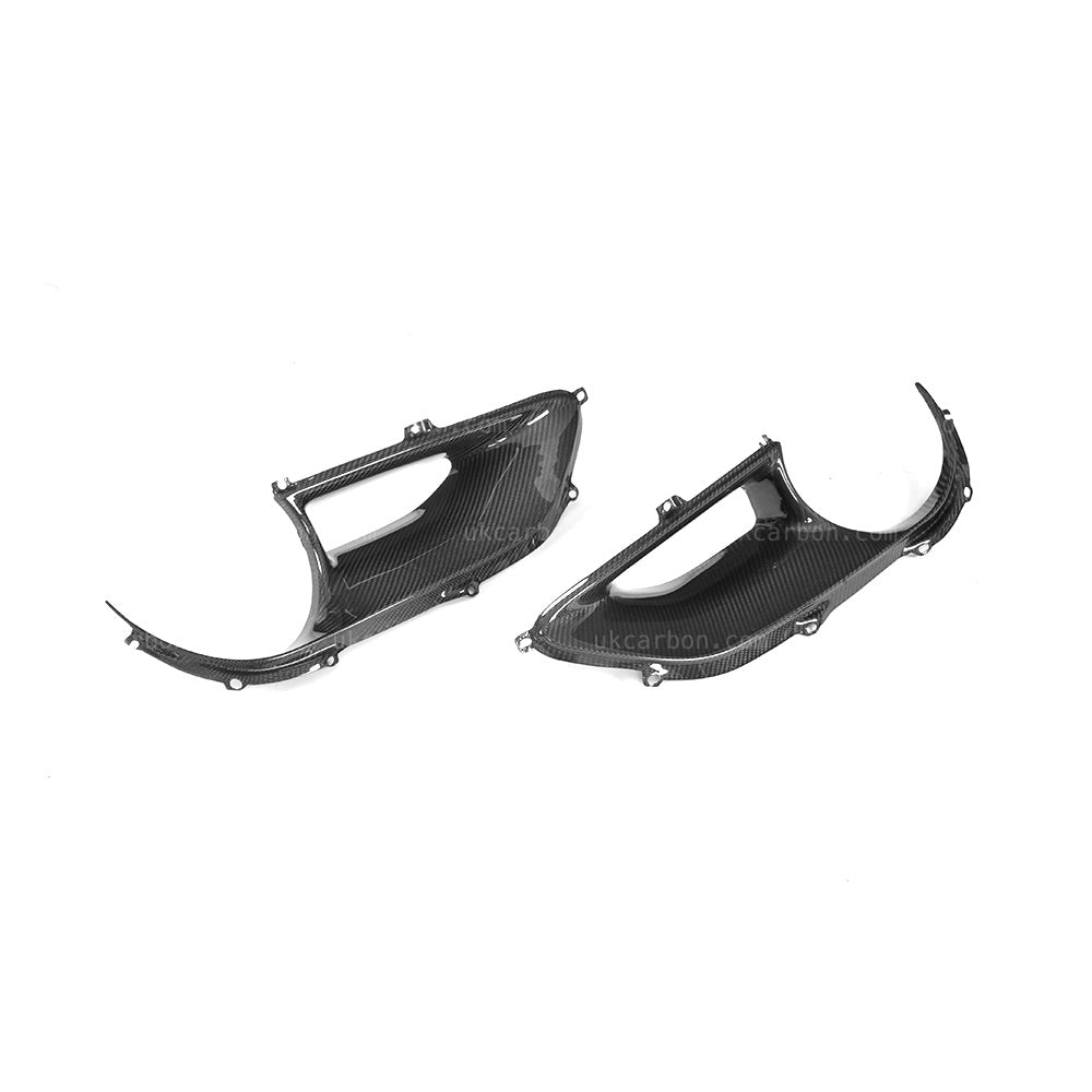 Ferrari 488 GTB Spider Carbon Fibre Rear Light Tail Surround Upgrade by UKCarbon