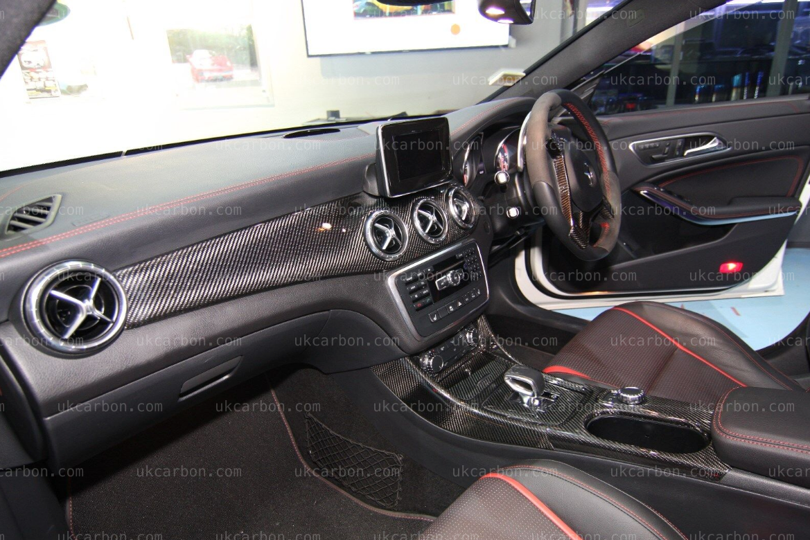 Mercedes Benz CLA45 GLA45 AMG Carbon Fibre Dashboard Interior Trim by UKCarbon
