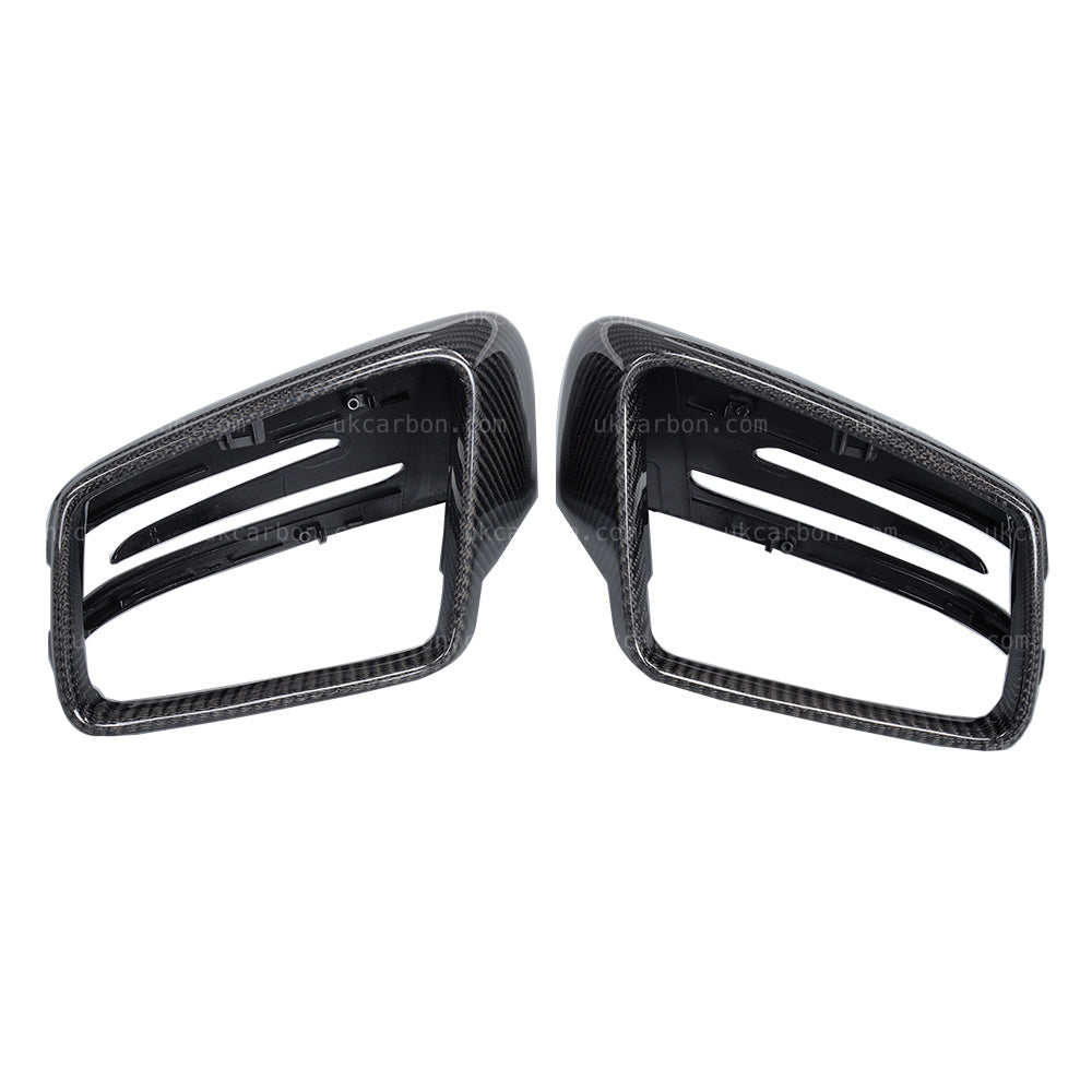 Mercedes Benz A CLA Class Carbon Fibre Mirror Cover Replacements by UKCarbon