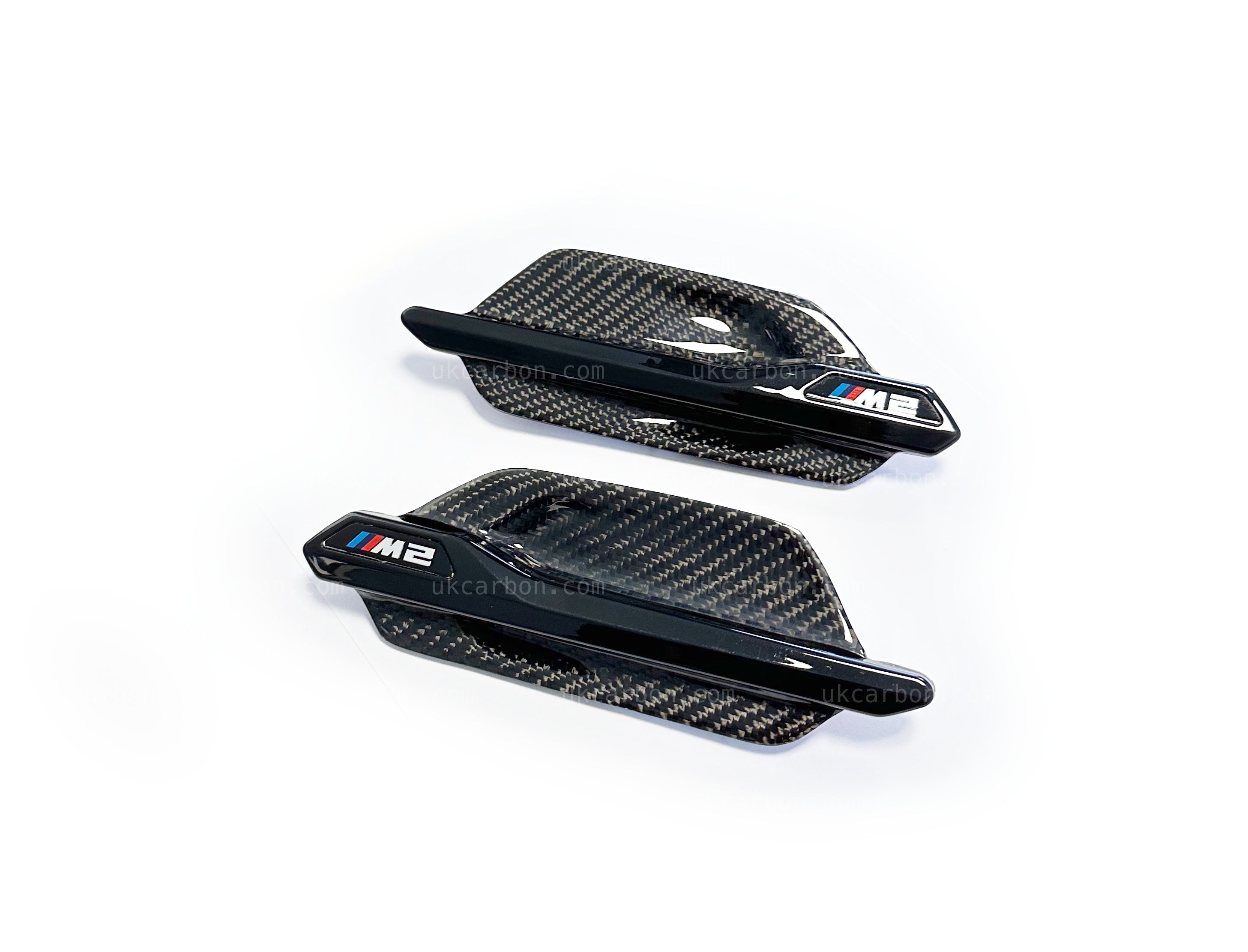 BMW M2 Carbon Fender Vents Grille Cover Trim Replacement Fibre F87 by UKCarbon