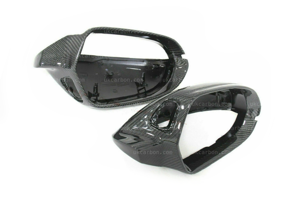 Audi A6 S6 RS6 Carbon Fibre Lane Assist Mirror Cover Replacement by UKCarbon