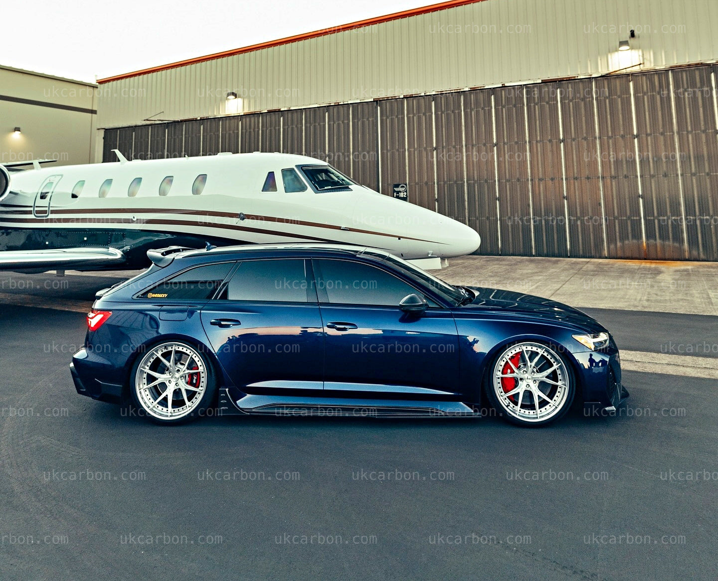 Audi RS6 Side Skirts Pre Preg Carbon Fibre C8 2018+ Body Kit by UKCarbon