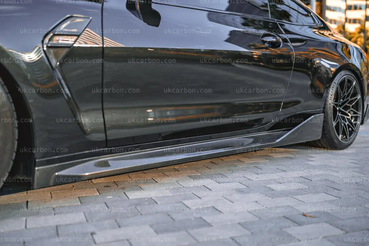 BMW M4 Side Skirt G82 G83 Real Carbon Fibre OEM M Performance Style
