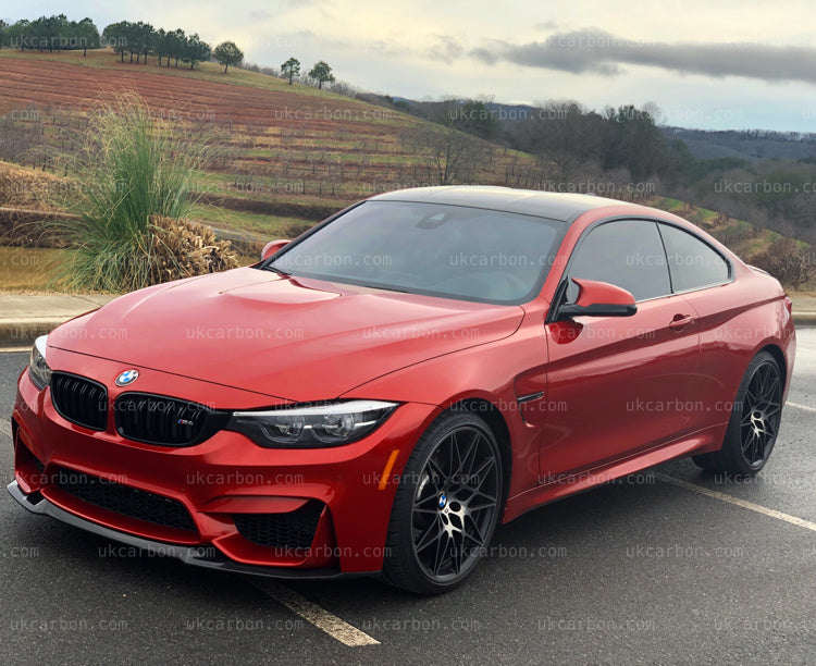 BMW M3 M4 Carbon Fibre Splitter Lip Kit MP CS Style F80 F82 F83 3.0 By UKCarbon