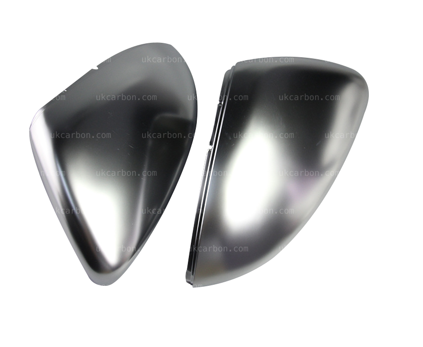 Volkswagen Golf R Silver Chrome Mirror Cover Replacements MK7 MK7.5 by UKCarbon