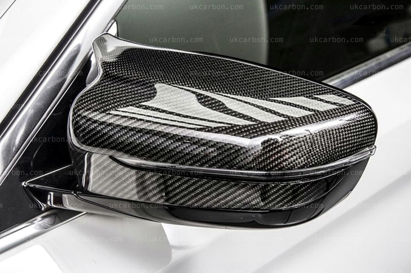 BMW 5 Series Carbon Wing Mirror M Cover Replacements MP Fibre GT G30 by UKCarbon