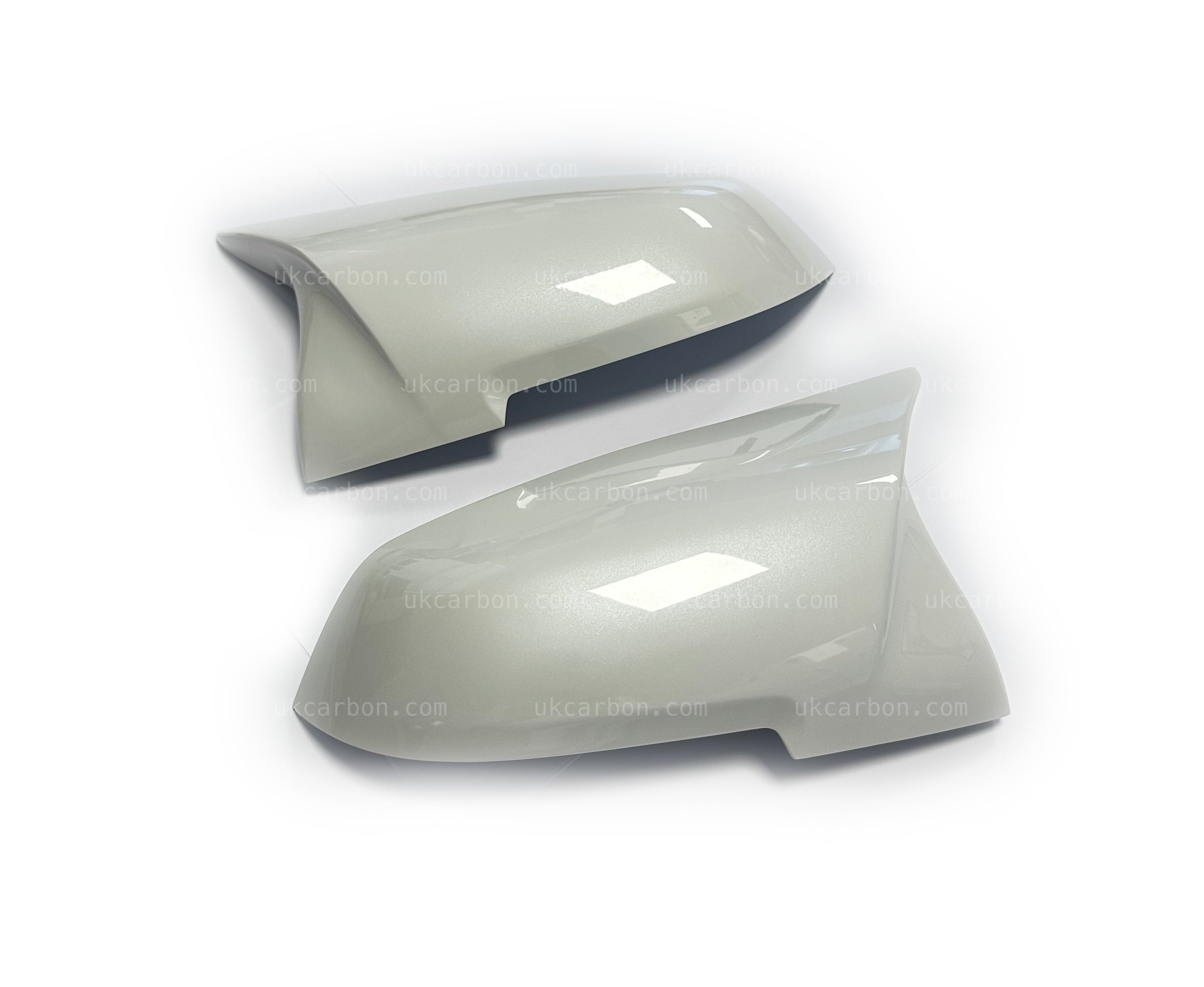 BMW 1 2 3 4 Series Mineral White A96 Wing Mirror Replacements Covers by UKCarbon