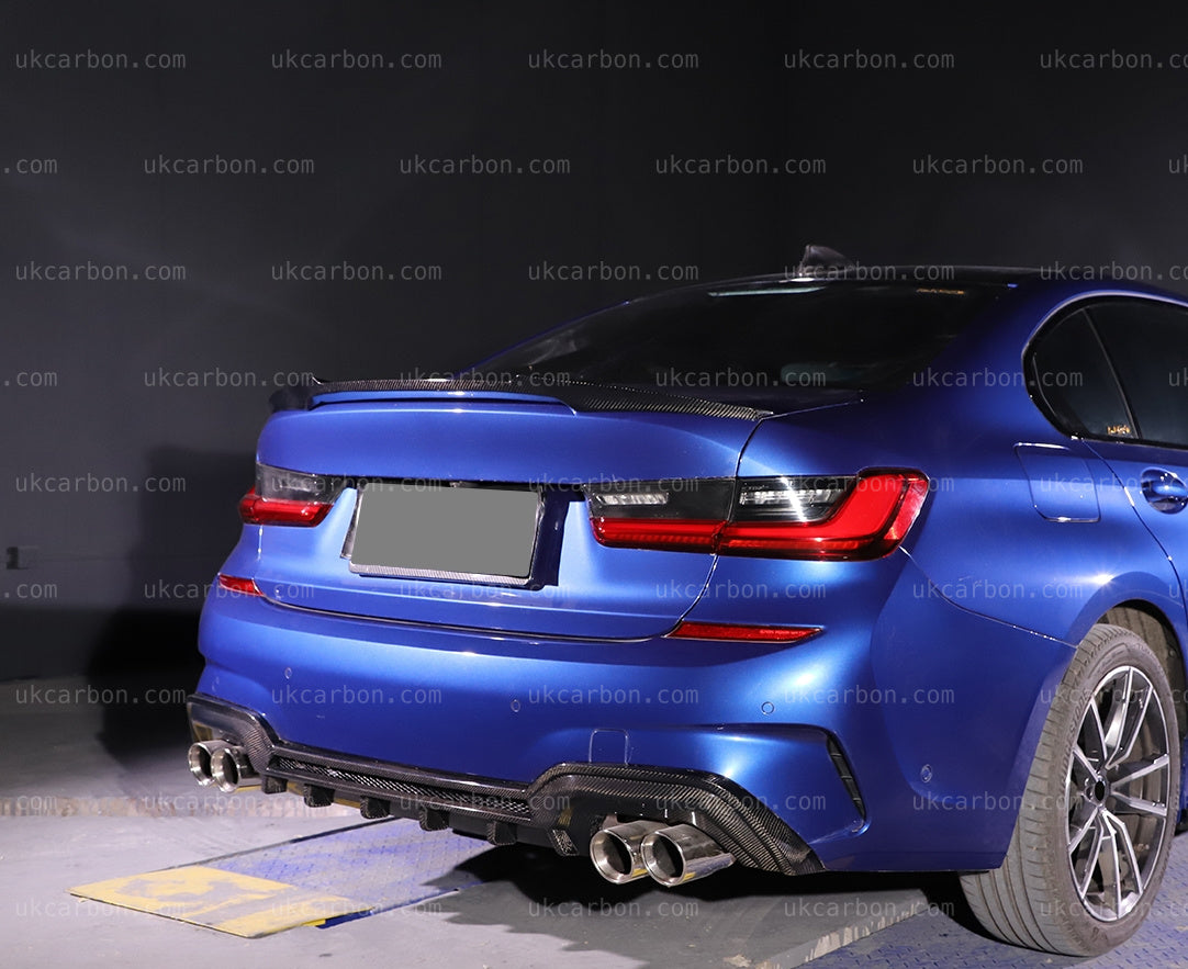 BMW 3 Series Carbon Spoiler M Performance M3 Style Fibre Boot G20 by UKCarbon